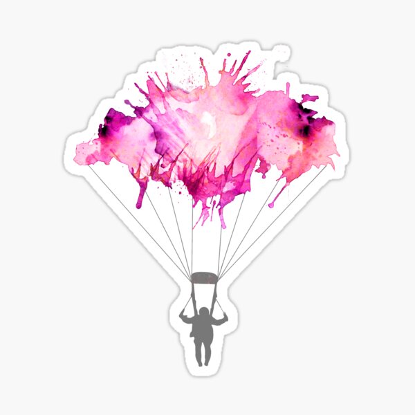 Skydiver Skydiving Gift Pink Sky Dive Parachuter Illustration Greeting  Card for Sale by STYLESYNDIKAT Redbubble