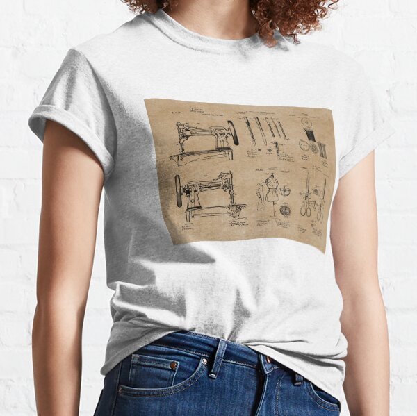 Item preview, Vintage Dressmaker Sewing Patent Prints designed and sold by MadebyDesign.