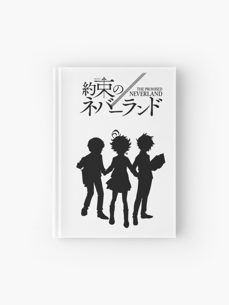 Yakusoku No Neverland Main Characters Black Edition Hardcover Journal For Sale By Megurinemariko Redbubble