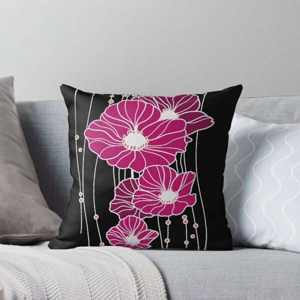 Artikelvorschau, Moderne große Himbeerblumen entworfen und verkauft von Whimsydesigns.