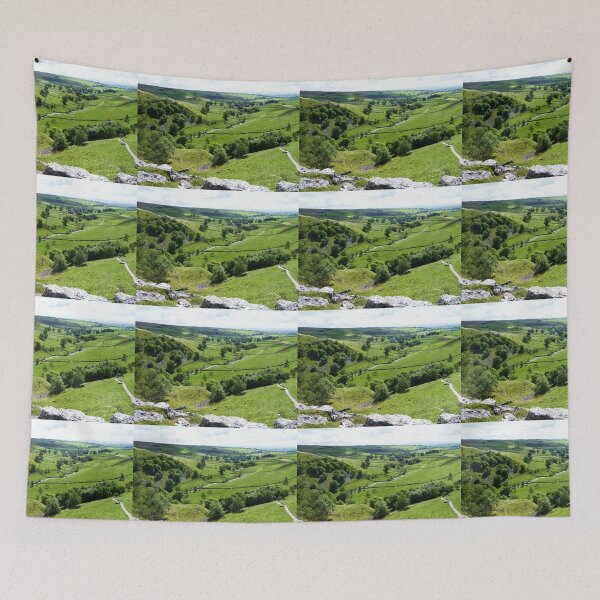 Item preview, View From The Top Of Malham Cove #2 designed and sold by Graham Geldard Photography.