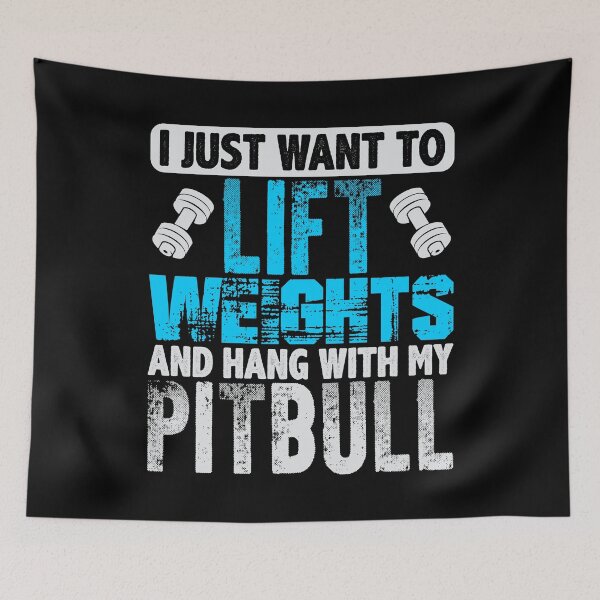Item preview, Lift weights and hang with my pitbull! designed and sold by VisionairsClub.