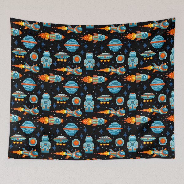 Item preview, Galaxy Space Pattern | Astronaut Planets Rockets designed and sold by anziehend.