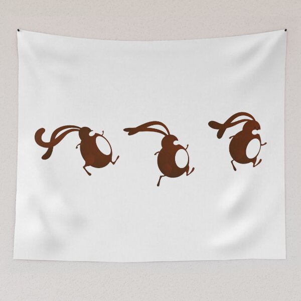 Item preview, Easter bunny jogging design designed and sold by emphatic.