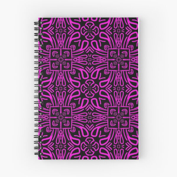 Item preview, Flowers Made of Raindrops Motif - Purple On Black designed and sold by Blenderbeetle.