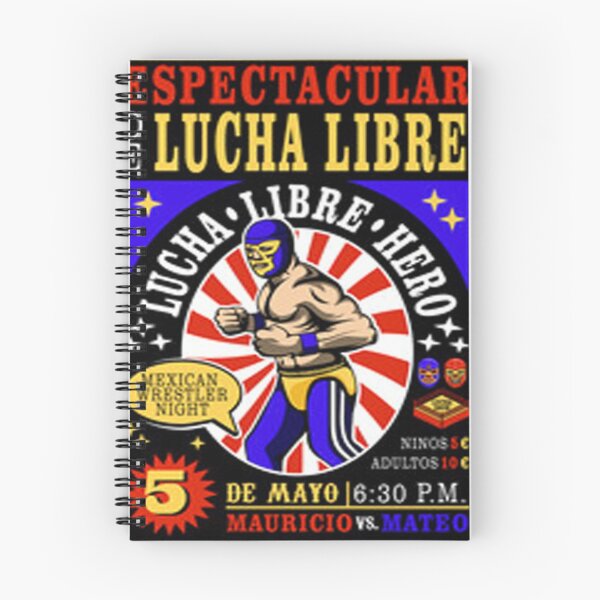 Aperçu de l'œuvre Lucha Libre Circulaire créée et vendue par SerpentSkyArts.