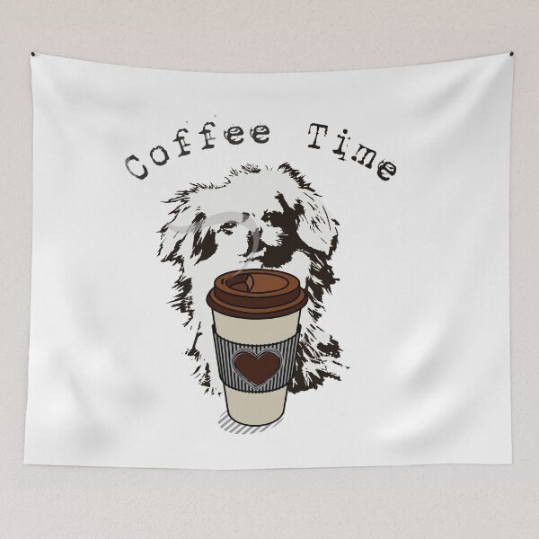 Item preview, Pekingese Coffee Time VRS2 designed and sold by vivendulies.