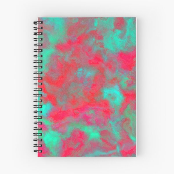 Item preview, Alizarin - turquoise ebru designed and sold by Kolinnaprint.