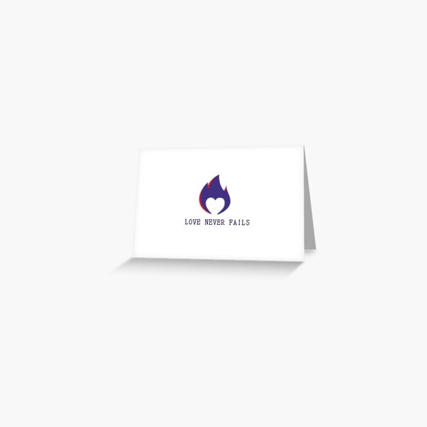 Pixelated Heart Logo - White Print Version Greeting Card