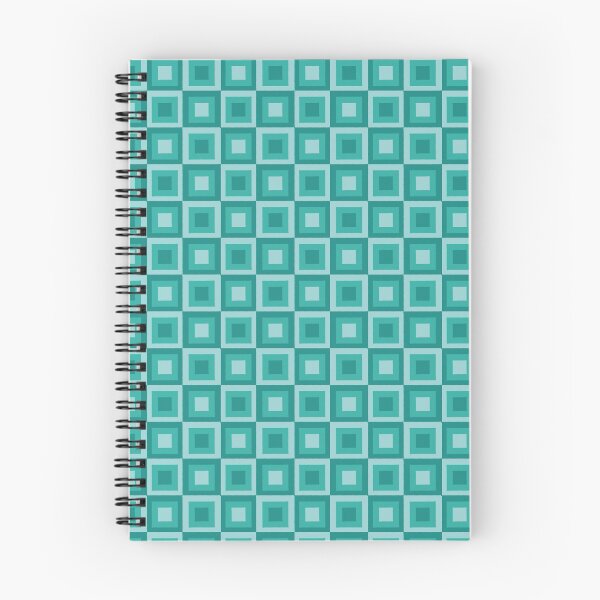 Item preview, Layered Squares - Geometric Pattern (Turquoise) designed and sold by Mario Patterns.