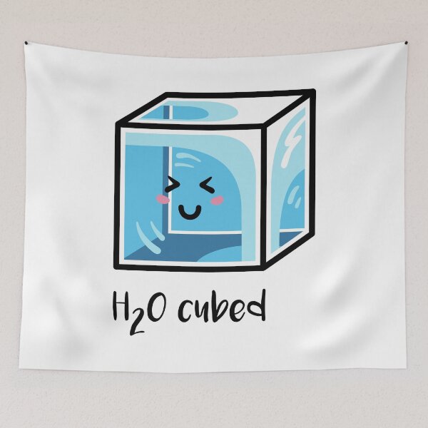 Item preview, H2O Cubed Ice Block Chemistry Science Joke designed and sold by Flaming Imp.