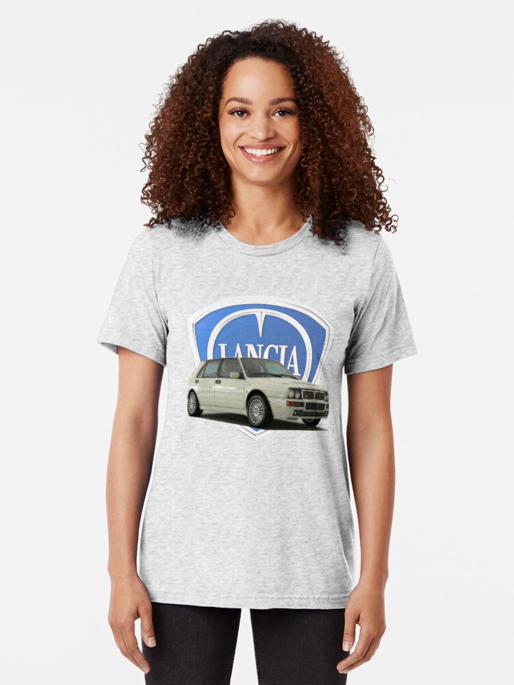 Alternate view of Lancia Delta HF Integrale Tri-blend T-Shirt
