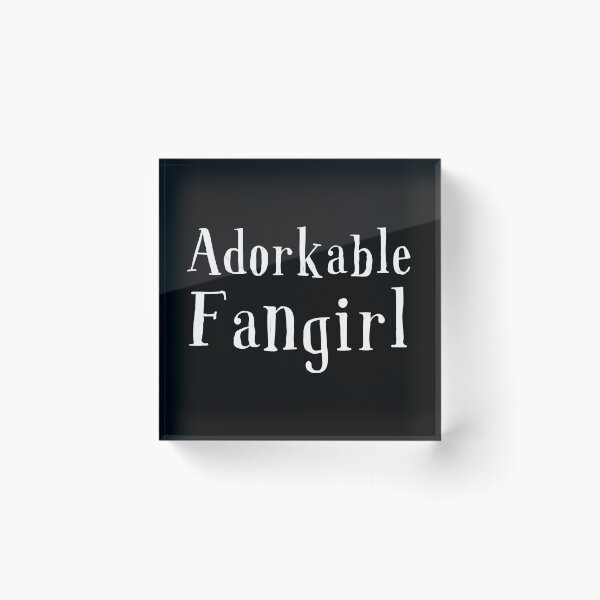 Item preview, Adorkable fangirl in white designed and sold by jazzydevil.