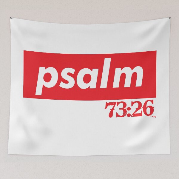 Item preview, Psalm 73:26 Bible Inspirational Quote designed and sold by ProjectX23.