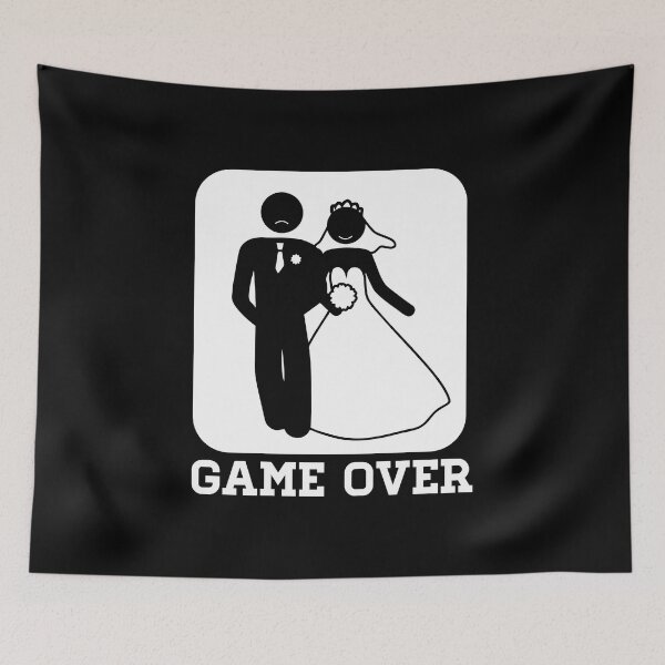 Item preview, Game Over Marriage designed and sold by Vroomie.