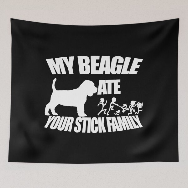 Item preview, Beagle  Ate Your Stick Family designed and sold by Vroomie.