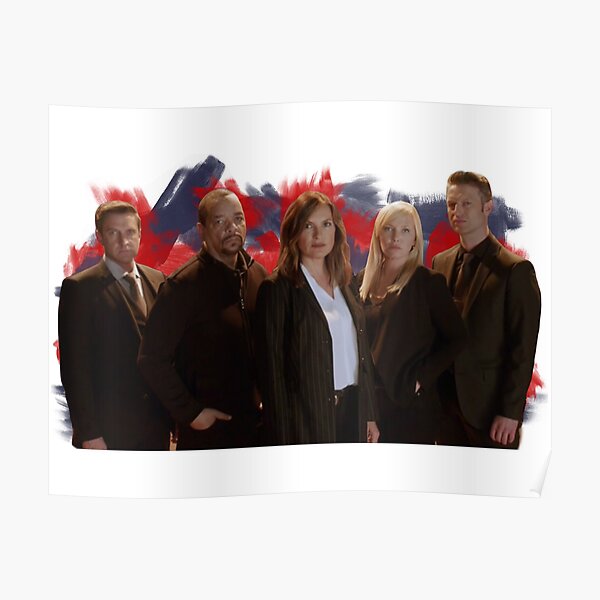 SVU Paint Strokes Poster
