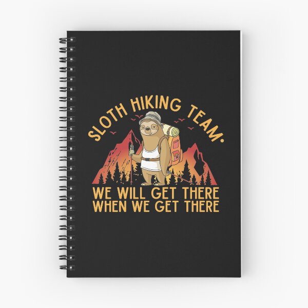 Item preview, Sloth Hiking Team - We will get there, when we get there, Funny Vintage designed and sold by alenaz.
