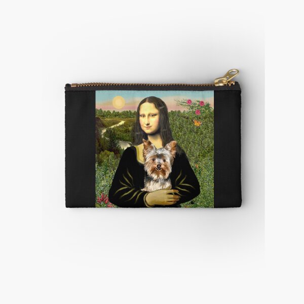 Item preview, Mona Lisa and her Yorkshire Terrier (#17) designed and sold by JeanBFitzgerald.