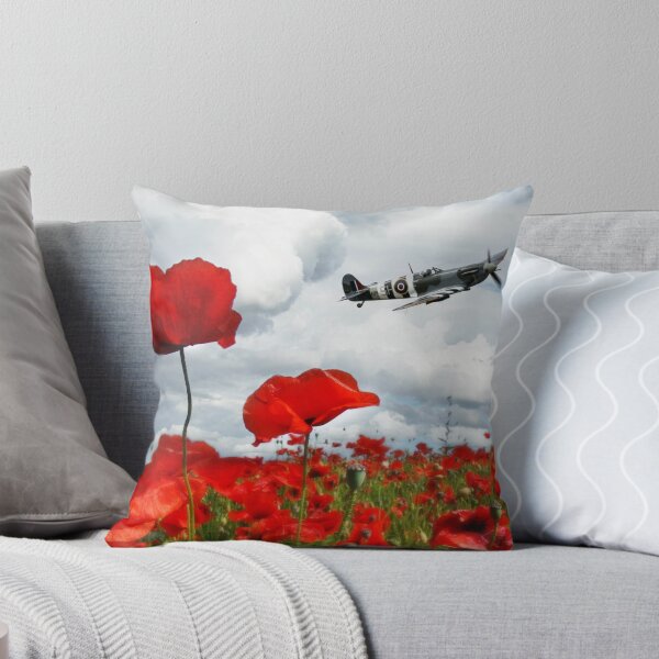 Item preview, Spitfire Over The Poppy designed and sold by Airpower Art.