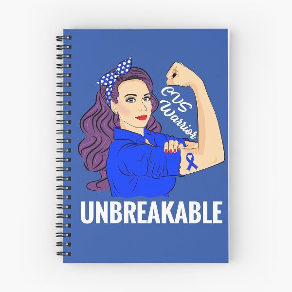 Item preview, Cyclic Vomiting Syndrome Awareness CVS Warrior Unbreakable designed and sold by ZNOVANNA.