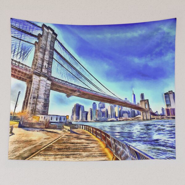Item preview, Brooklyn Bridge Art designed and sold by bejacs.