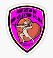 Valentine Police Sticker