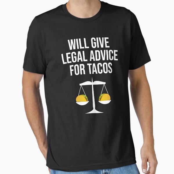 Vista previa del artículo con la obra «Daré Asesoría Legal Para Tacos Lawyer T-shirt», diseñado y vendido por zcecmza.