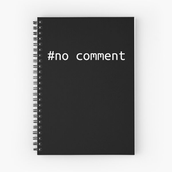 Item preview, #No Comment designed and sold by masterperson40.