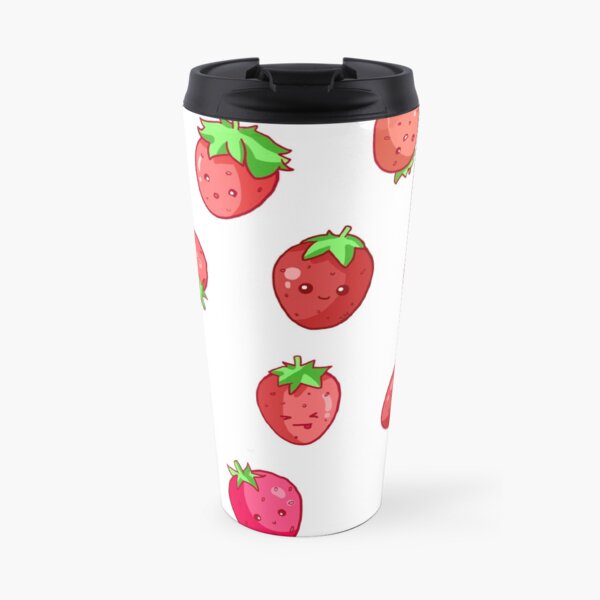 Poomki - Original Strawberries (Exclusive!) Travel Coffee Mug