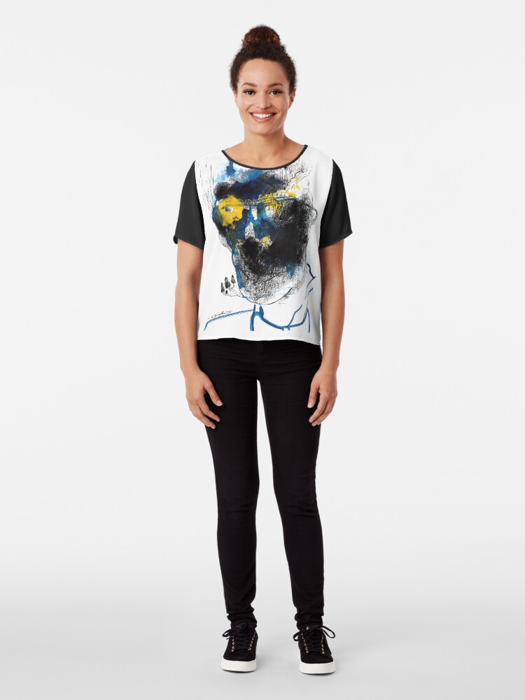 Alternate view of Prototype II Chiffon Top