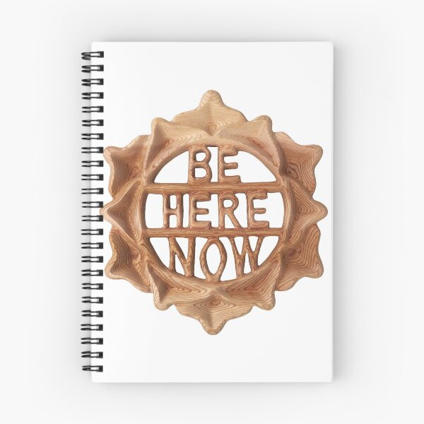 Item preview, Be Here Now-Symbol Of Mindfulness Wood Carving designed and sold by SignsOfSpirit.