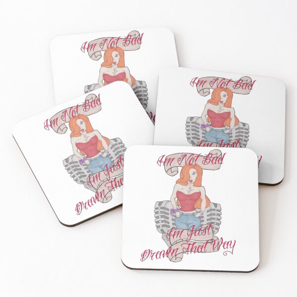 Item preview, I'm not bad, I'm Just drawn that way - Pin Up  designed and sold by WheelerDesigns.