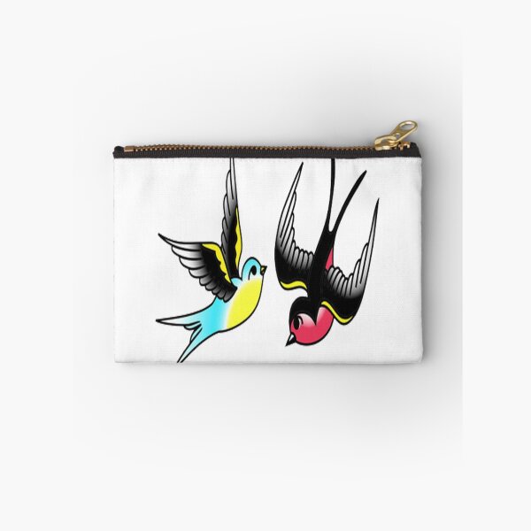 Item preview, Two Swallows - Bird Tattoo designed and sold by SerpentSkyArts.