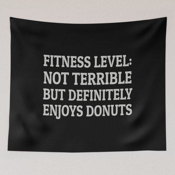 Item preview, Fitness Level Not Terrible Donuts designed and sold by Vroomie.