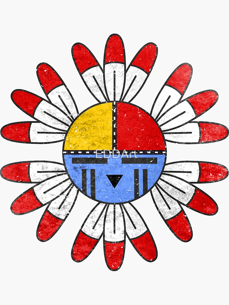 Ancienne Poupée style Tawa Hopi Kachina Soleil