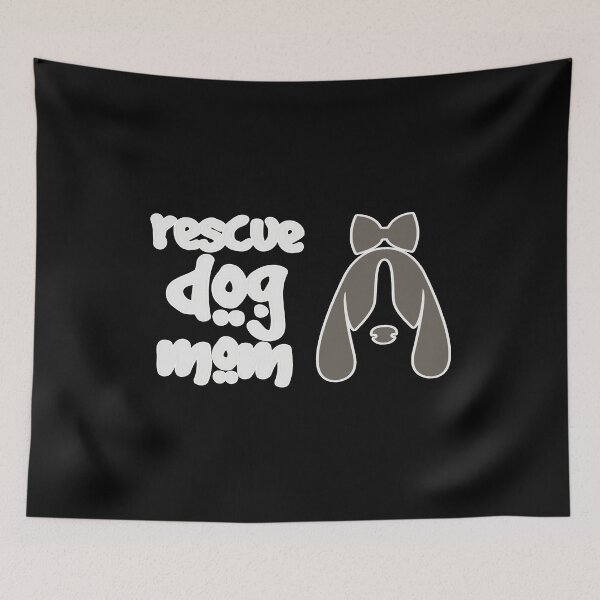 Item preview, Rescue Dog Mom designed and sold by Vroomie.