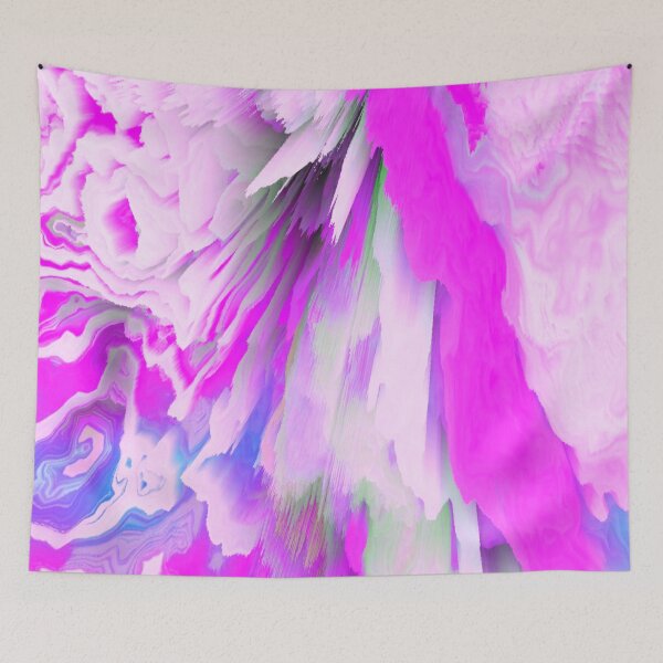Item preview, Friendly Enemy Glitched Fluid Art designed and sold by virtuallubid.