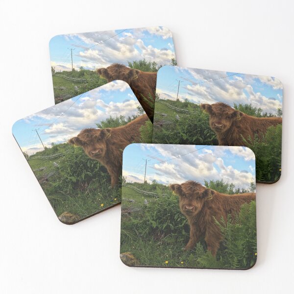Item preview, Scottish Highland Cattle Calf 1773 designed and sold by SaarelaHighland.