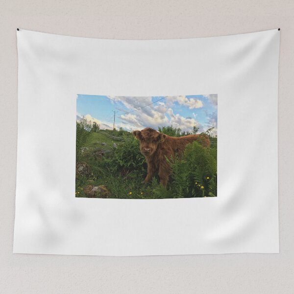 Item preview, Scottish Highland Cattle Calf 1773 designed and sold by SaarelaHighland.