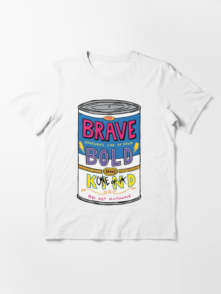 Alternate view of BRAVE BOLD (one-of-a) KIND Essential T-Shirt