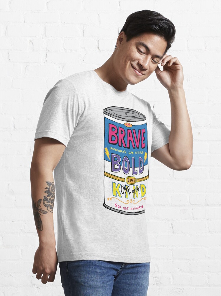 Alternate view of BRAVE BOLD (one-of-a) KIND Essential T-Shirt