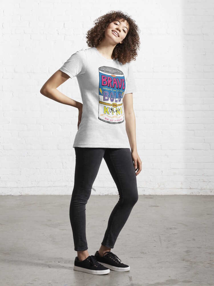 Alternate view of BRAVE BOLD (one-of-a) KIND Essential T-Shirt