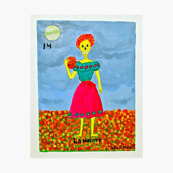 Item preview, La Muerte designed and sold by CeliaSGarciaArt.