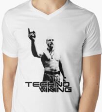 TECHNO VIKING Men's V-Neck T-Shirt