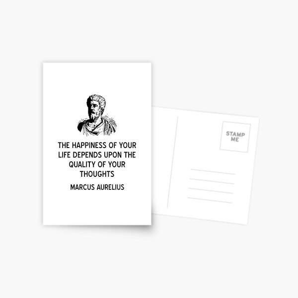 Epiktet und Marcus Aurelius. Postkarte