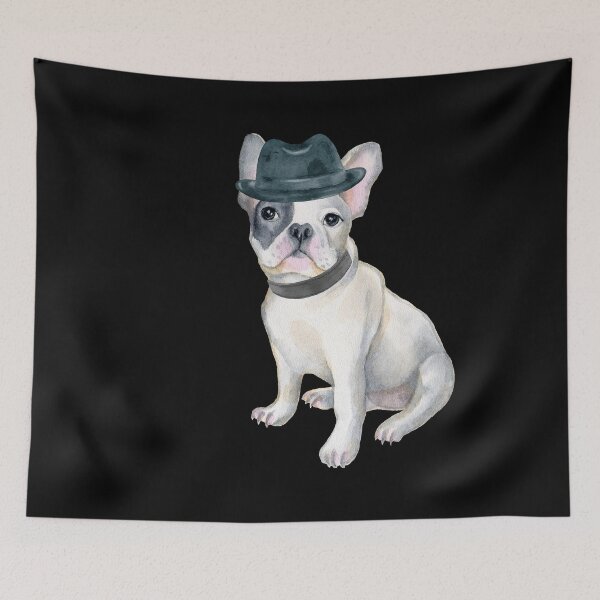 Item preview, Frenchie French Bulldog Gangster Hat COLLAR Dogs In Clothes designed and sold by Vroomie.