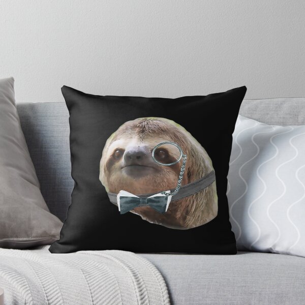 Item preview, Sloth Monacle black bow tie Sloths In Clothes designed and sold by Vroomie.