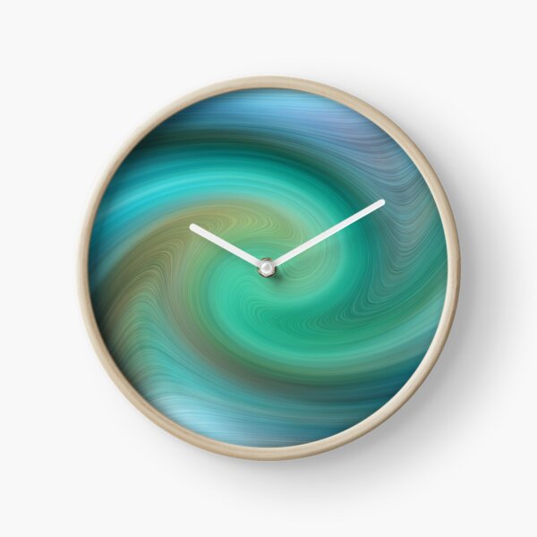 Blue motions Clock