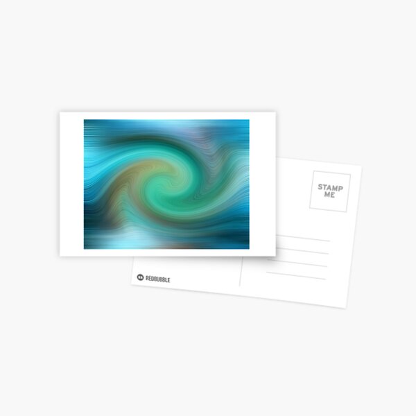 Blue motions Postcard
